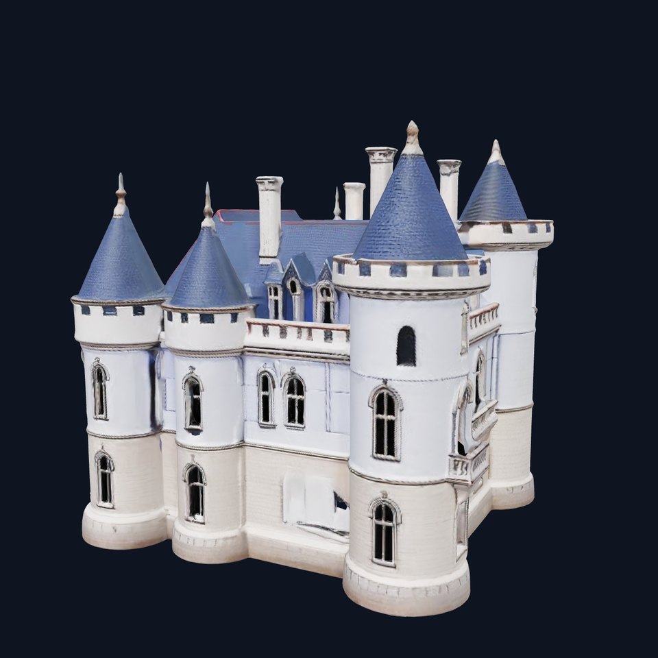 Majestic Scarlet Castle model pack